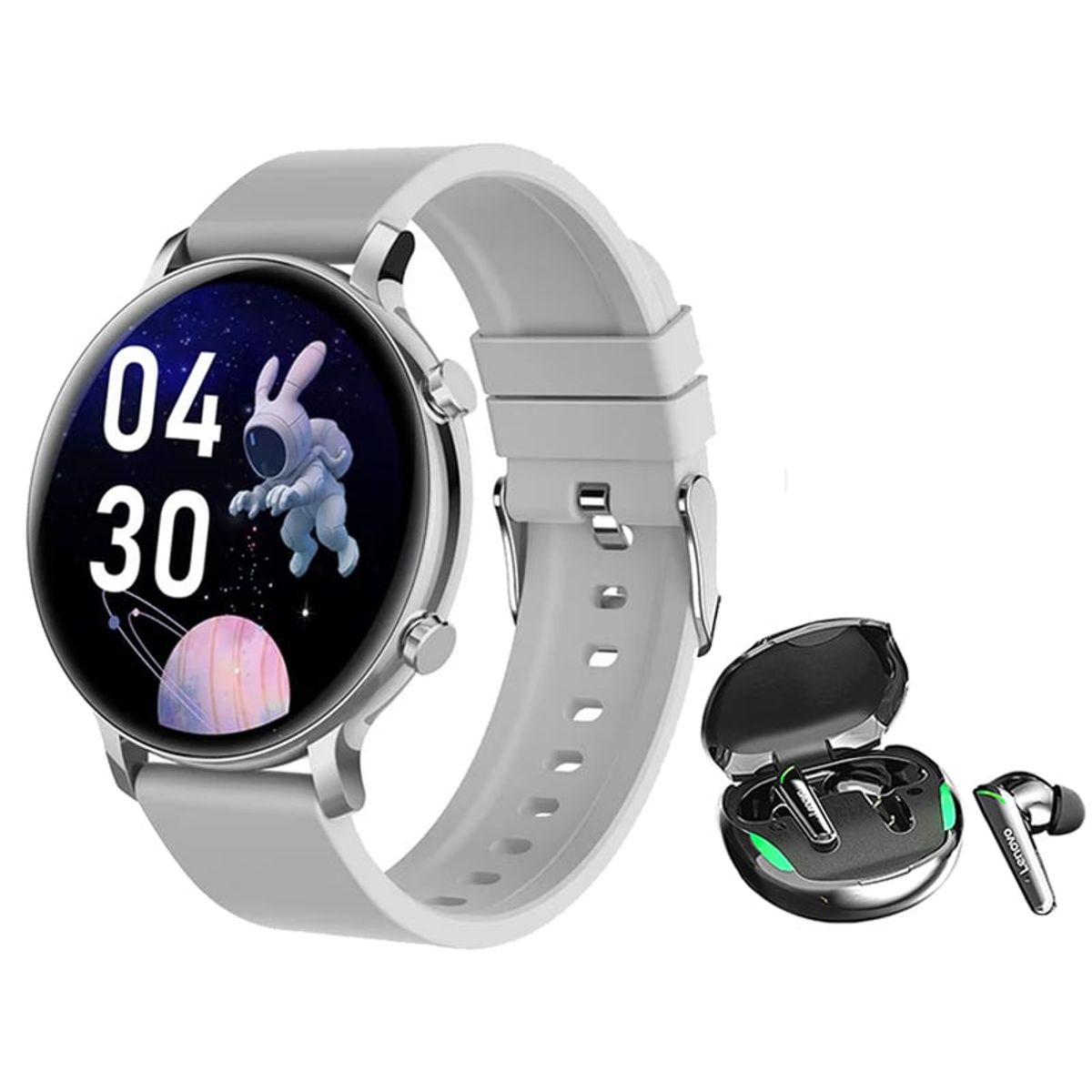 LENOVO - Lenovo XT92 De Audífonos-Negro y Toumi Fit 3 Pro-W Reloj inteligente