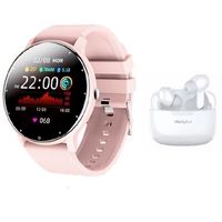 Audífonos xt90 de tws-Blanco y toumi fit 2 watch-P