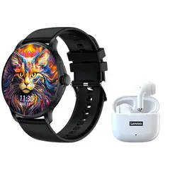 LENOVO - Toumi Watch GT-H9-B Amoled y LP40 Pro-Blanco De Audífonos tws