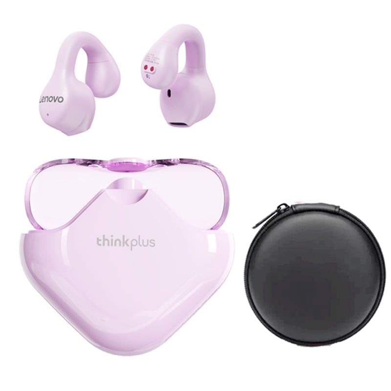 LENOVO - Lenovo XT61 De Audífonos-Rosa y Bolsa de almacenamiento-Negro_