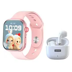 LENOVO - LP40 PRO Co Audífonos Bluetooth y S10 reloj inteligente P