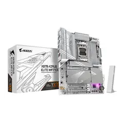 AORUS - Placa Madre X870 Elite Wi-Fi 7 ICE, AM5, 4x DDR5, ATX