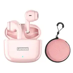 LENOVO - Audífonos LP40 Pro - Rosa + Estuche
