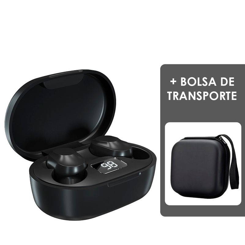 LENOVO - Audífonos Lenovo XT91 Bluetooth - Negro + Estuche