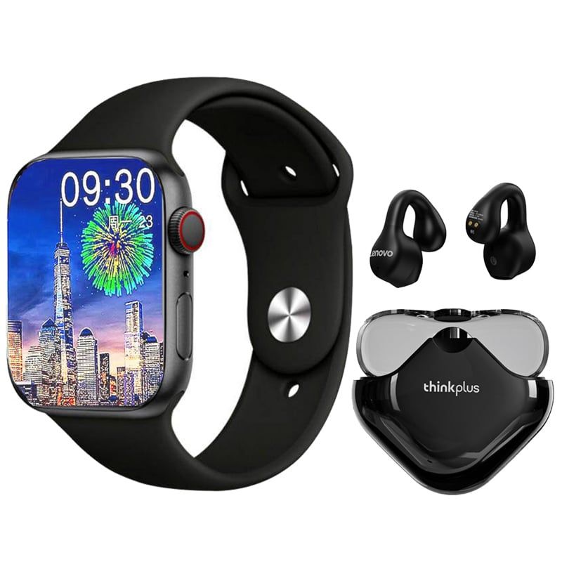 LENOVO - Lenovo XT61 De Audífonos y Toumi Watch S9 Pro Max Reloj inteligente