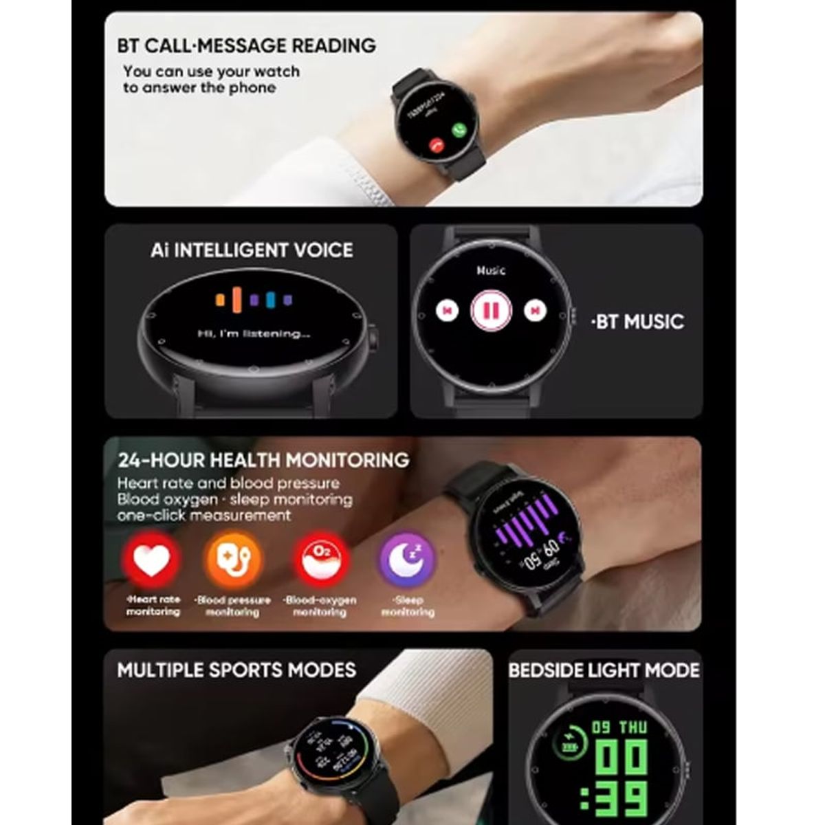 LENOVO - Audífonos Lenovo LP40 Pro  V Bluetooth y Fit Pro-W Reloj inteligente