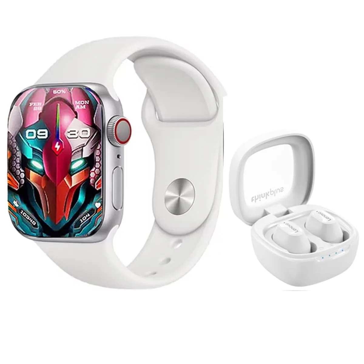 LENOVO - Audífonos Lenovo XT62-Blanco Y Toumi Watch S9 Pro-W