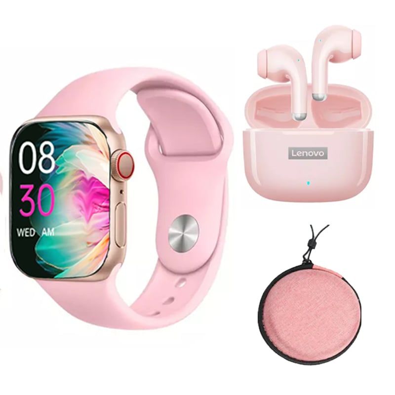 LENOVO - Lenovo LP40 pro Audífonos inalámbricos y reloj inteligente y Estuche