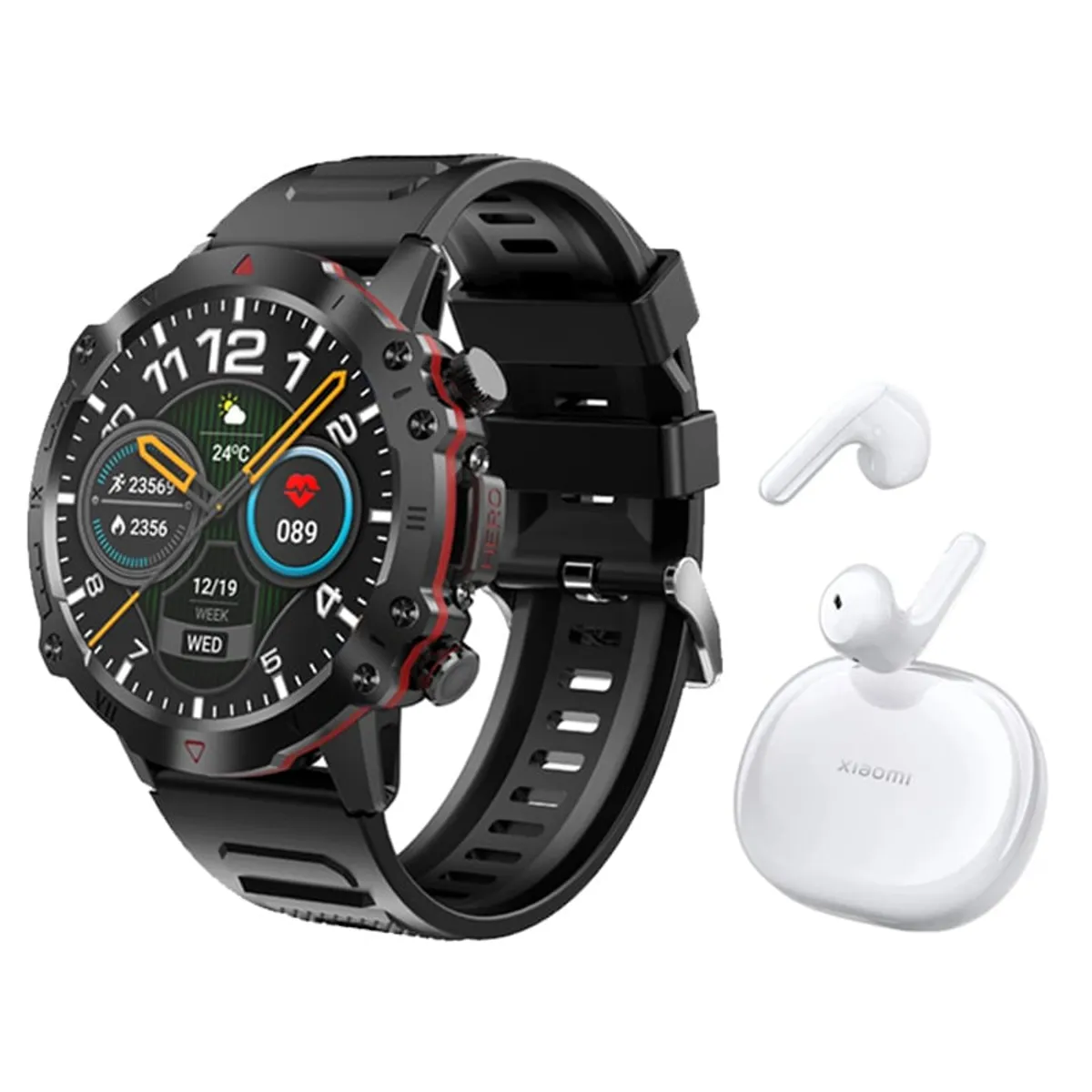 XIAOMI - Audífonos Bluetooth Xiaomi Air 3 SE y Reloj Inteligente GT-D-Negro