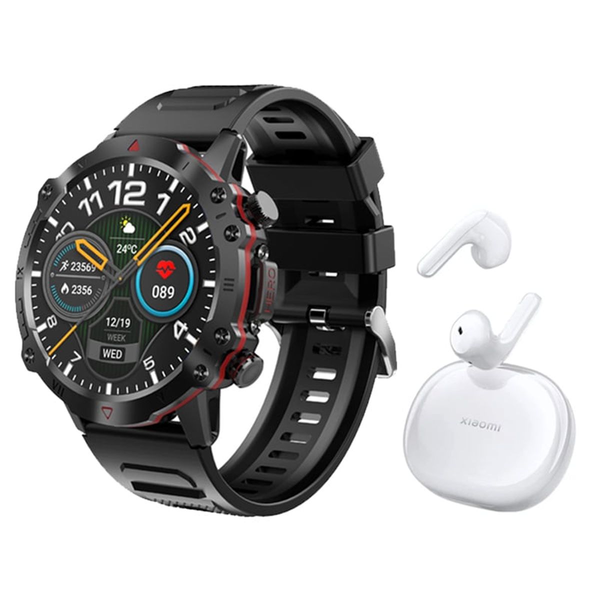 XIAOMI - Audífonos Bluetooth Xiaomi Air 3 SE y Reloj Inteligente GT-D-Negro