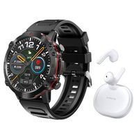 Audífonos Bluetooth Air 3 SE y Reloj Inteligente GT-D-Negro