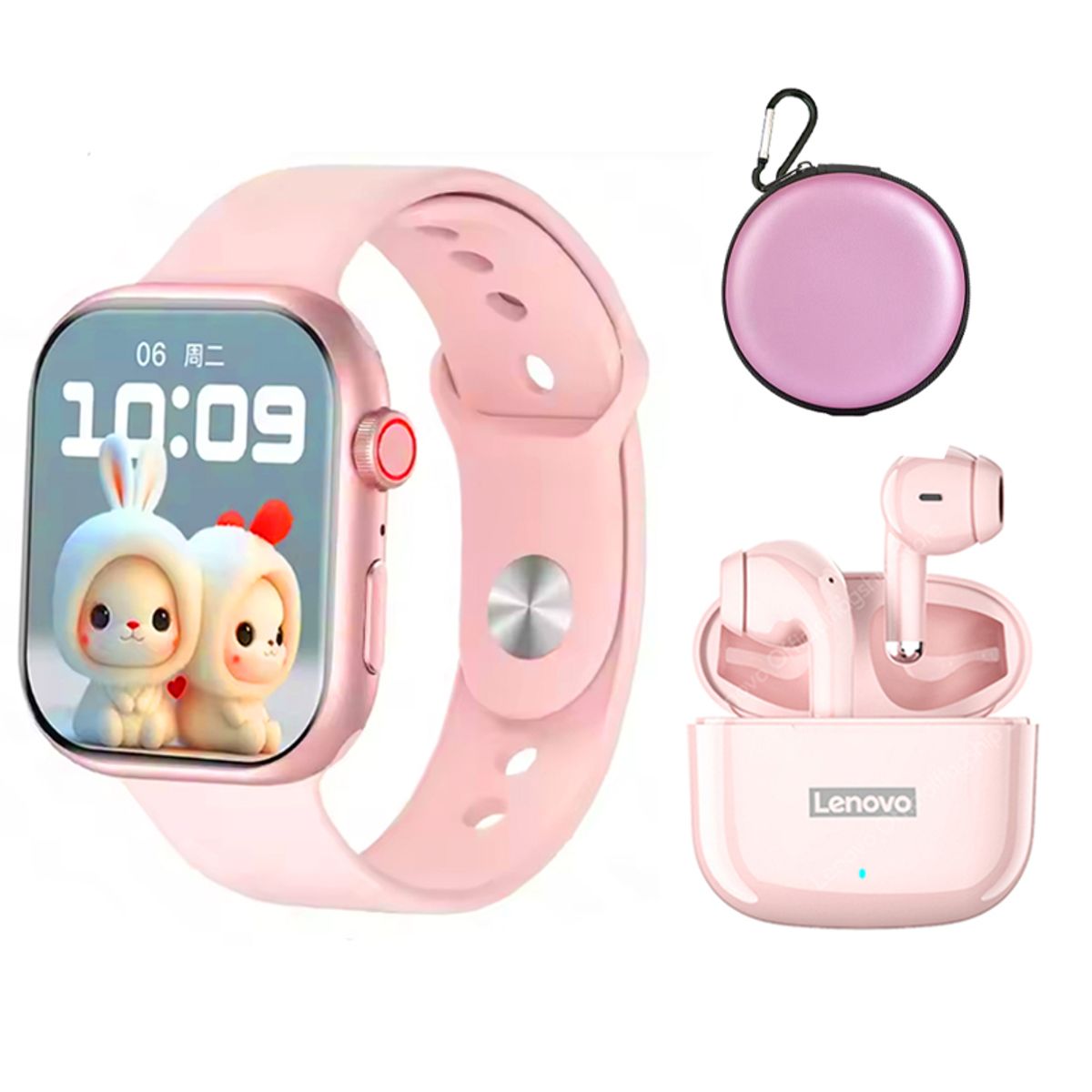 LENOVO - Lenovo LP40 PRO P Audífonos Bluetooth y S10 reloj inteligente P y Bag