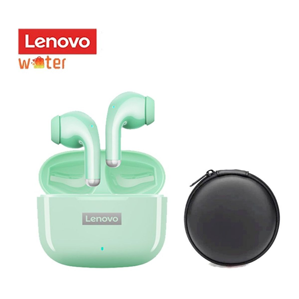LENOVO - Audífonos Lenovo LP40 Pro - Verde + Estuche