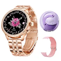 Audífonos X15 Pro-Morado y Toumi GT-Q-P Reloj inteligente