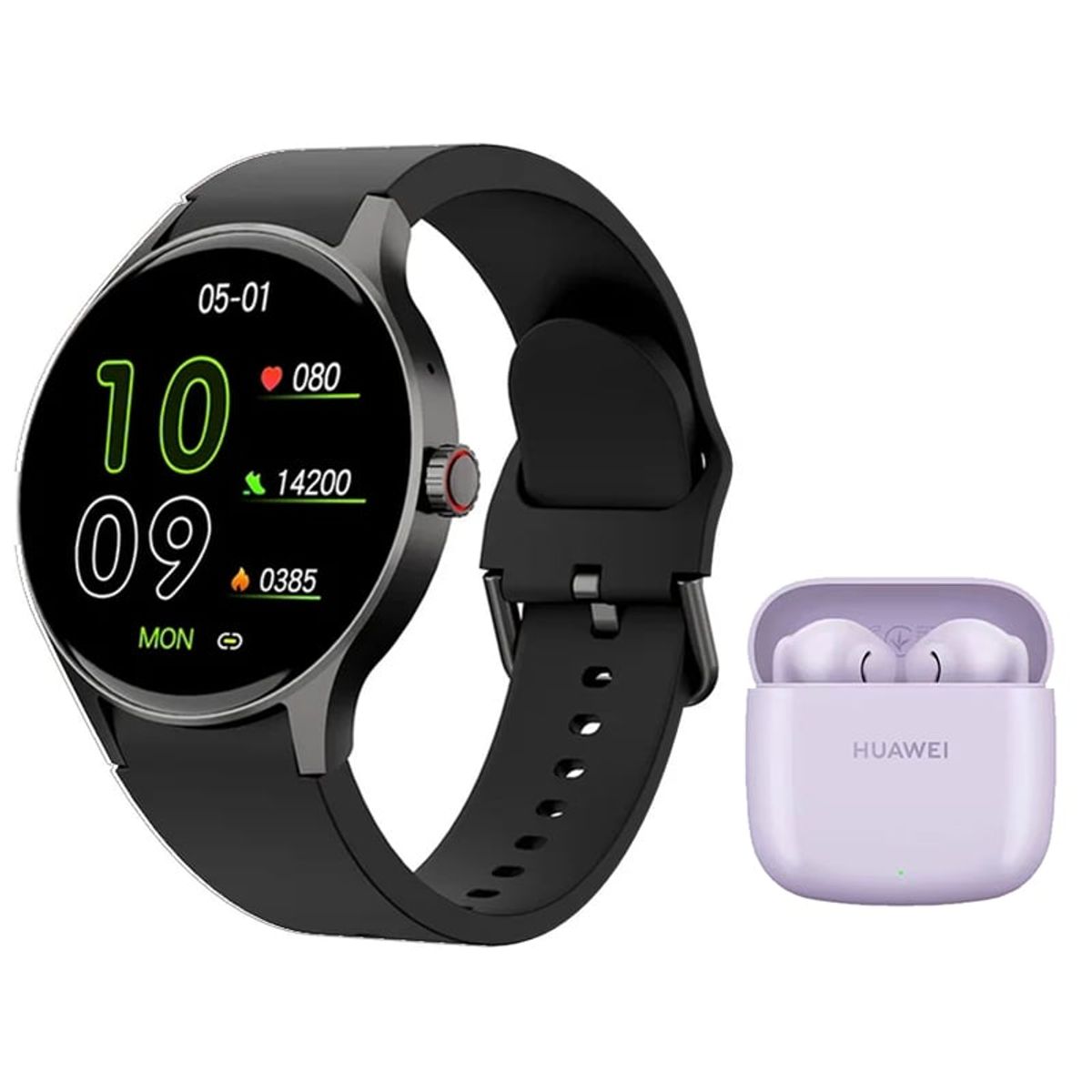 HUAWEI - Audífonos Huawei Freebuds Se 2-Morado y Reloj Inteligente Y80-B