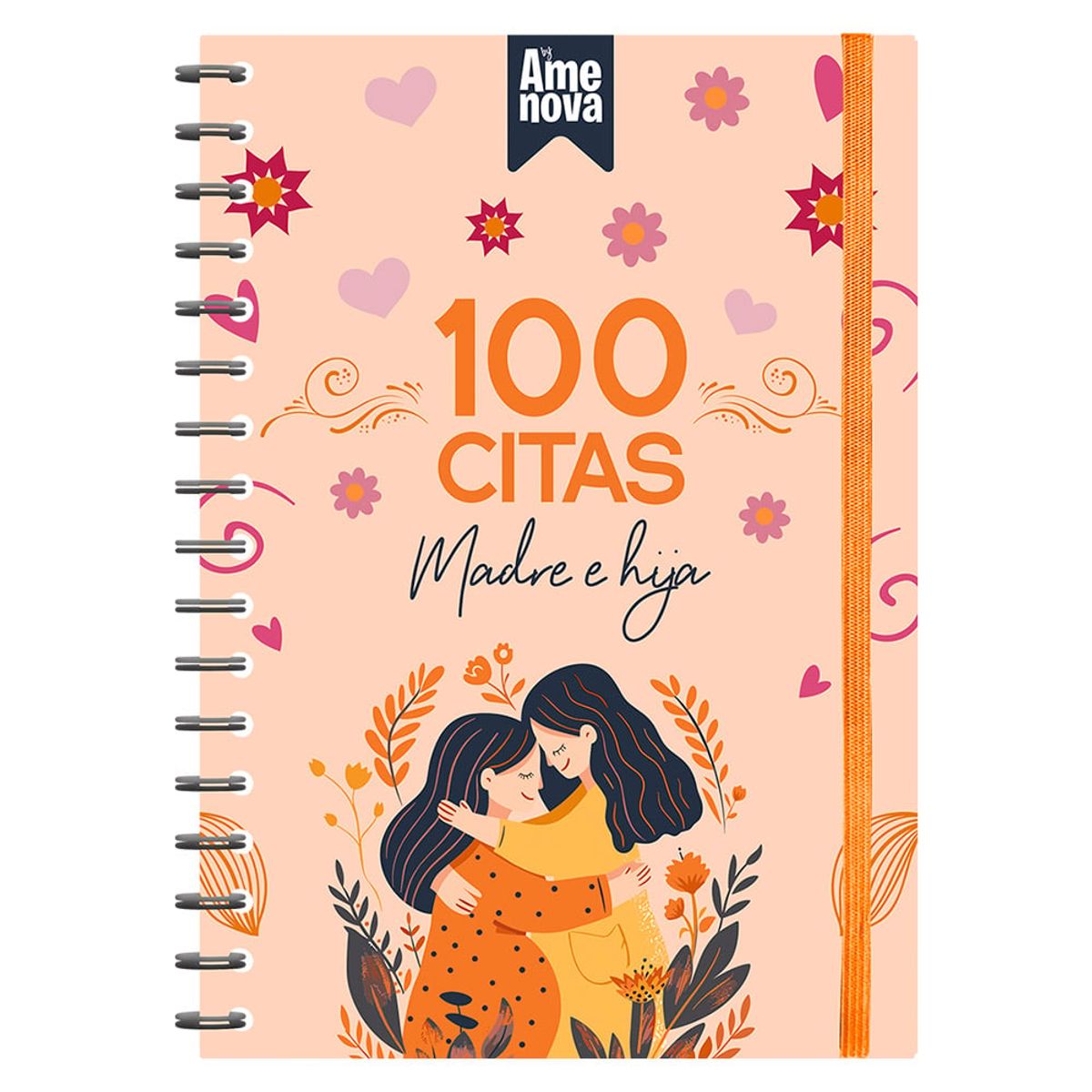 ELAB PROPIA - Álbum 100 Citas Madre e Hija diseño "Orange"