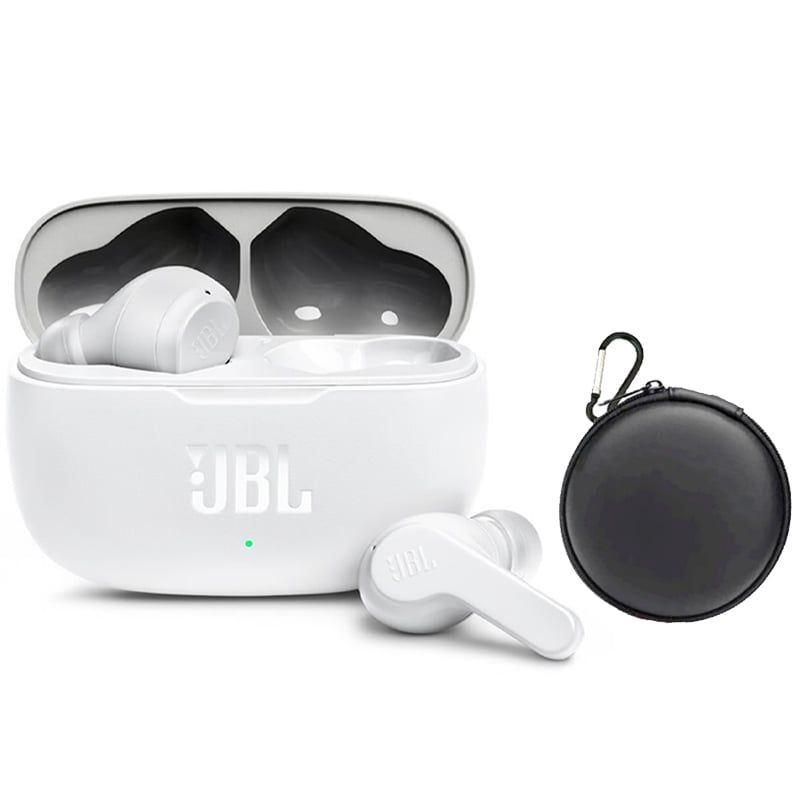 JBL - Audífonos Bluetooth JBL WAVE 200TWS - Blanco y Estuche
