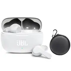 JBL - Audífonos Bluetooth WAVE 200TWS - Blanco y Estuche