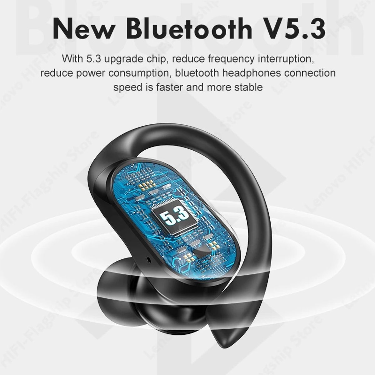 LENOVO - Audífonos Lenovo LP75 Bluetooth - Negro