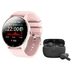 JBL - Wave Beam Audífonos-Negro y Toumi Watch Fit 2-P