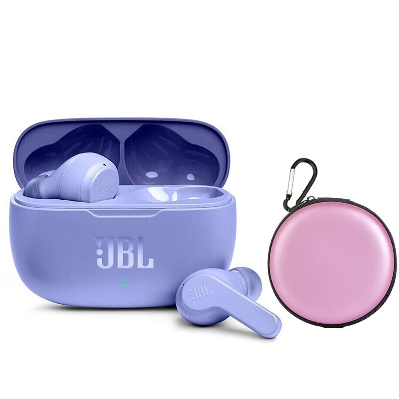 JBL - Audífonos Bluetooth JBL WAVE 200TWS - Morado y Estuche-P