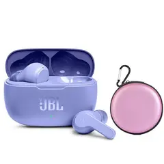 JBL - Audífonos Bluetooth WAVE 200TWS - Morado y Estuche-P