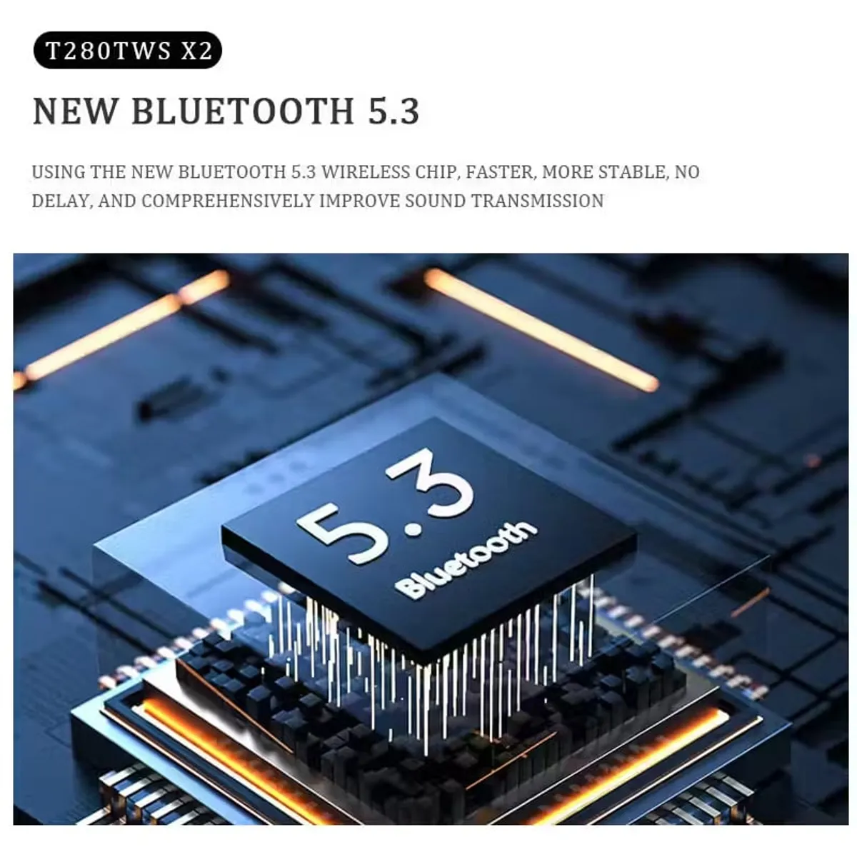 JBL - Audífonos Bluetooth JBL T280TWS X2 - Negro