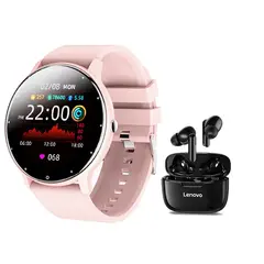 LENOVO - Audífonos xt90 de tws-Negro y toumi fit 2 watch-P