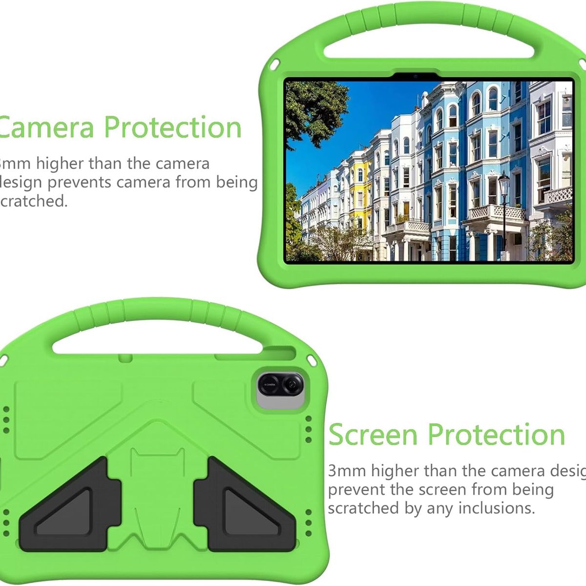 GENERICO - Funda De Goma Compatible Con Honor Pad X8A 11 Verde