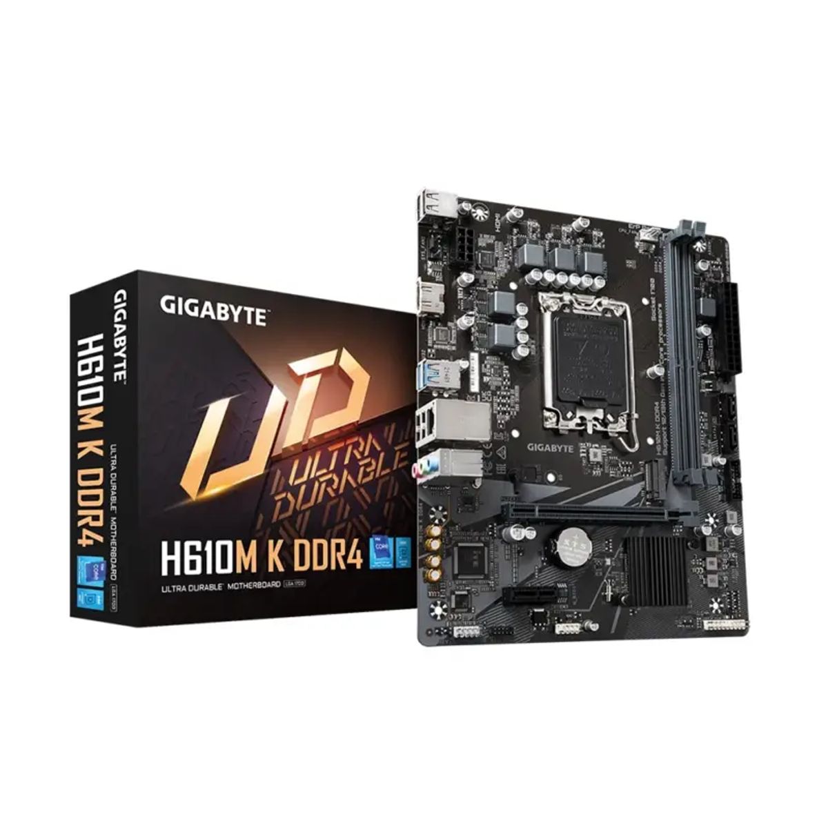 GIGABYTE - Placa Madre Gigabyte H610M K DDR4 LGA1700 M2 Micro-ATX