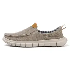 SHANDIAN - Zapatillas Running Hombre Beige