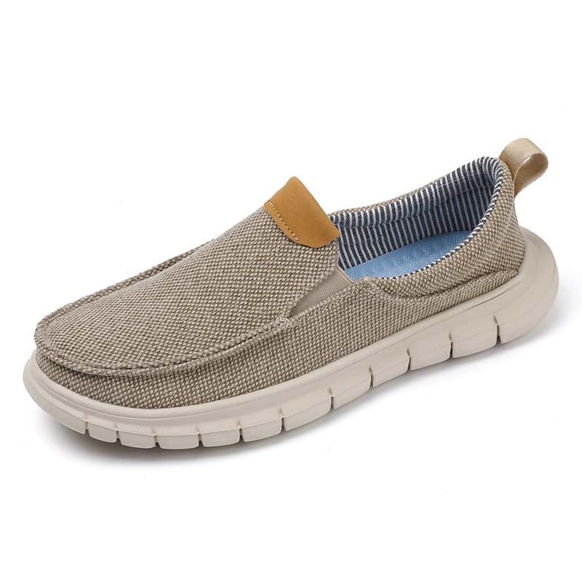 SHANDIAN - Zapatillas Running Hombre Beige