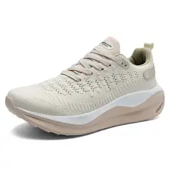 SHANDIAN - Zapatillas Running Hombre Beige