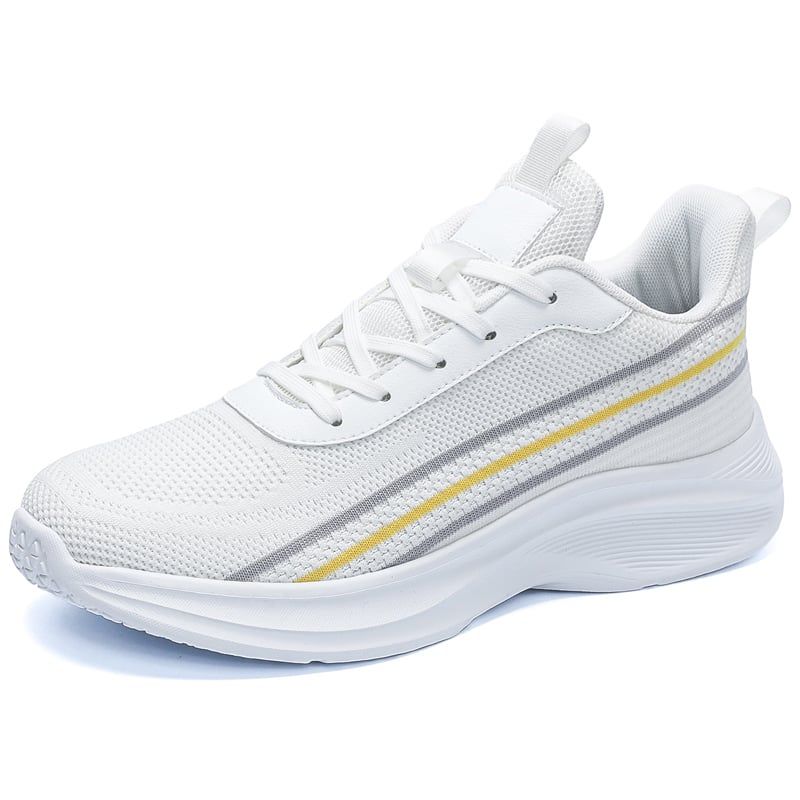 SHANDIAN - Zapatillas Running Hombre Blanco
