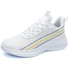 SHANDIAN - Zapatillas Running Hombre Blanco