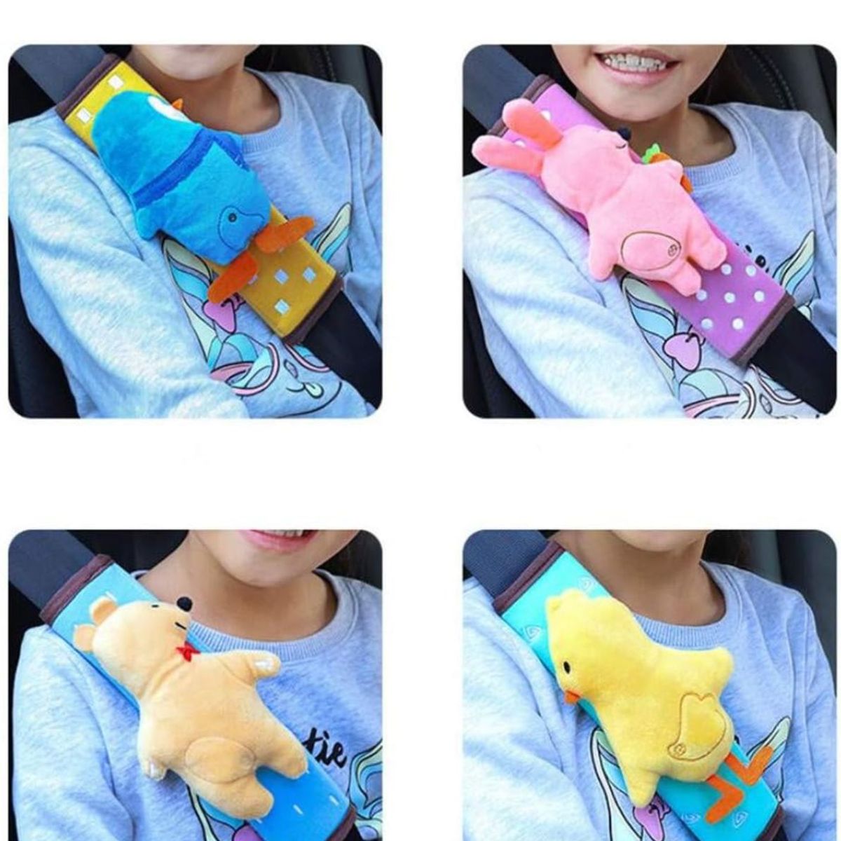 GENERICO - Protector De Cinturón Seguridad Niños