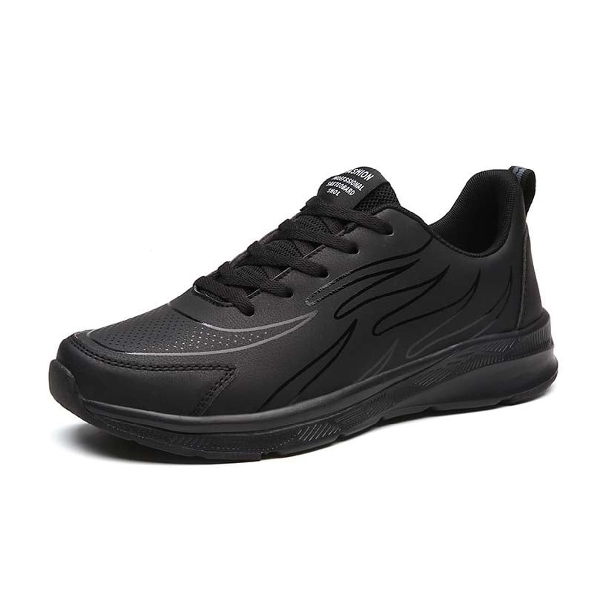 SHANDIAN - Zapatillas Running Hombre Negro