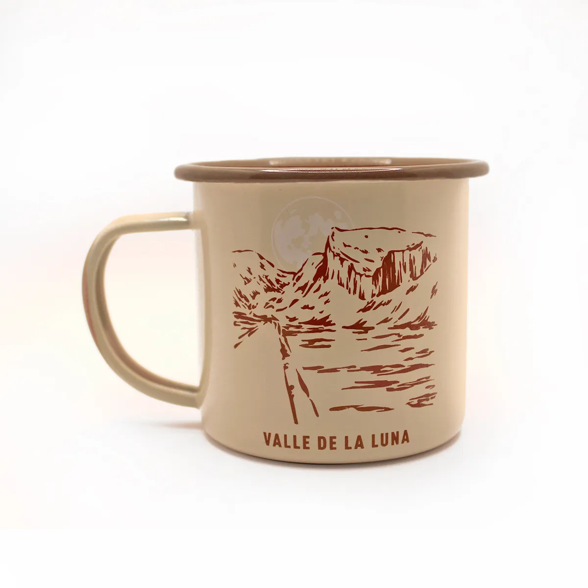 LENGA - Tazón Mug acero Esmaltado Valle de la luna 330ml Lenga®