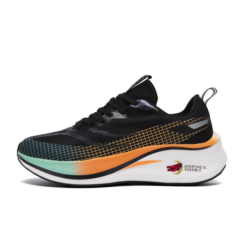 SHANDIAN - Zapatillas Running Hombre Negro
