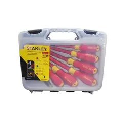 STANLEY - Juego destornillador aislado 7 piezas