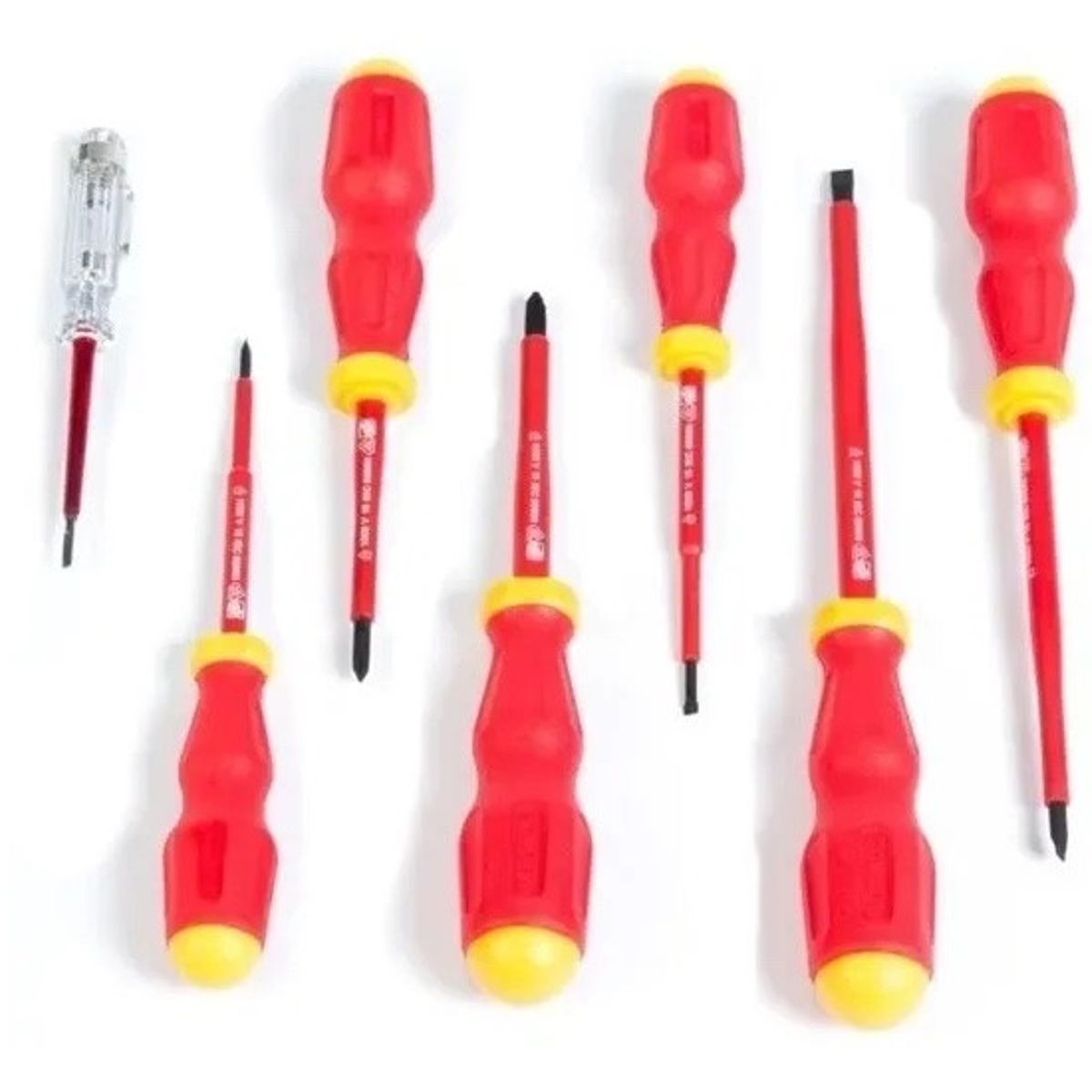 STANLEY - Juego destornillador aislado Stanley 7 piezas