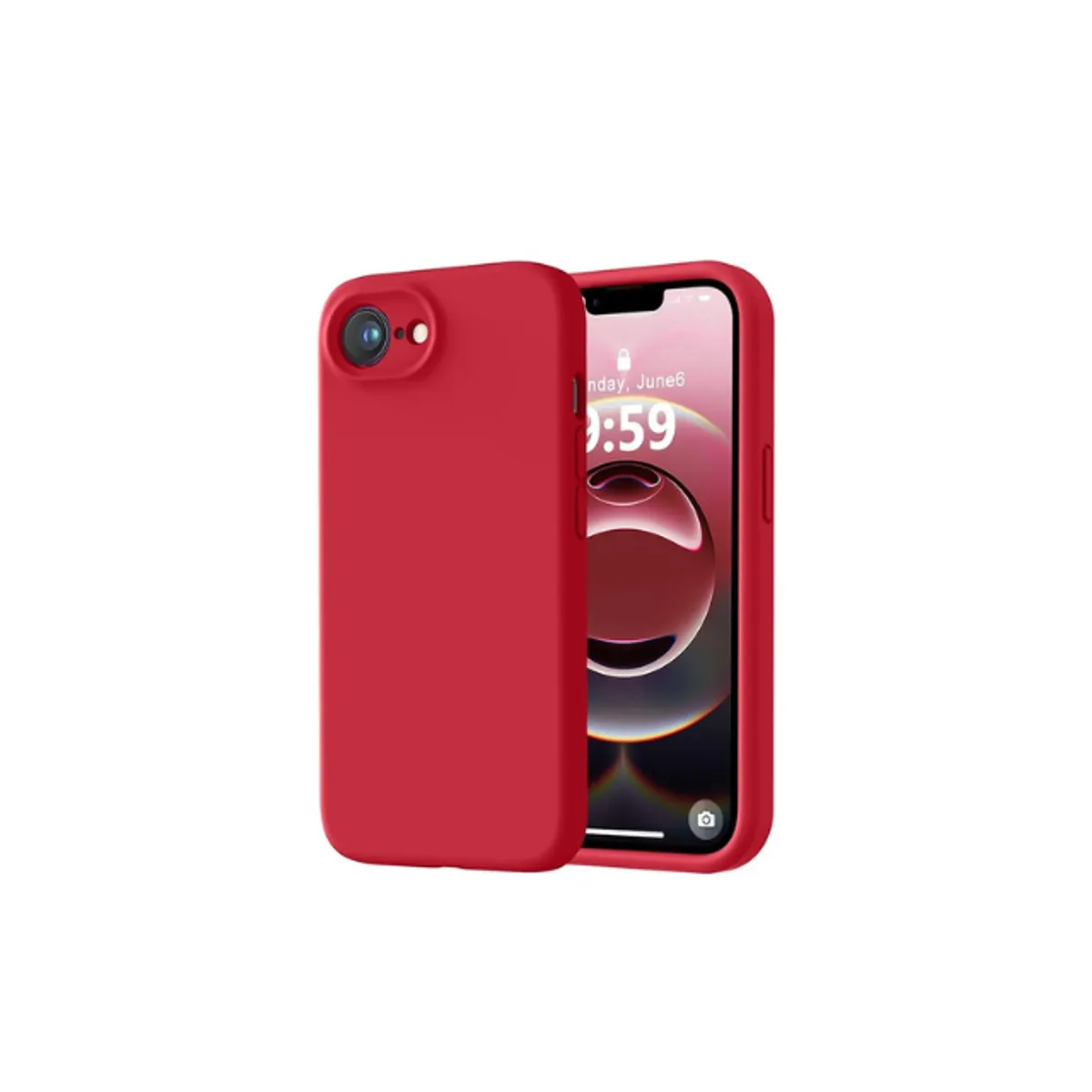 GENERICO - Carcasa Silicona Color Para iPhone 16E