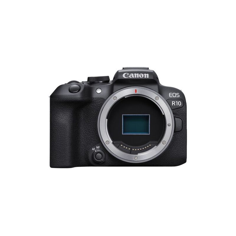 CANON - Canon EOS R10 Sin Espejo Cámara Solo Cuerpo Con Adaptador - Negro