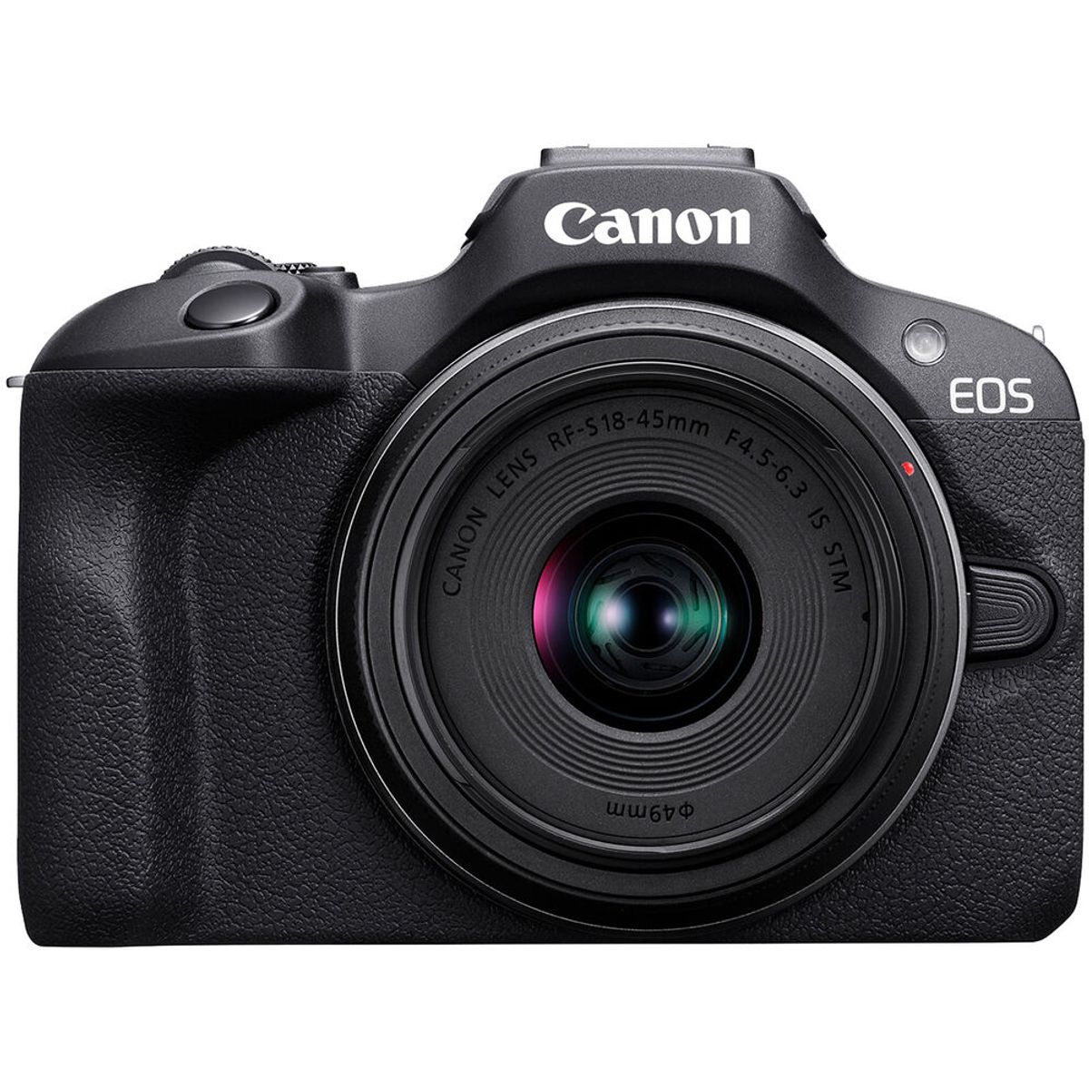 CANON - Canon EOS R100 Cámara Kit Con 18-45mm Lente Sin Adaptador - Negro