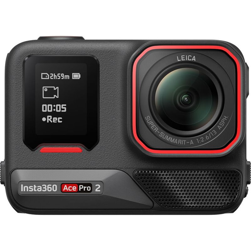 INSTA 360 - Insta360 Ace Pro 2 Cámara De Acción Paquete Estándar - Negro