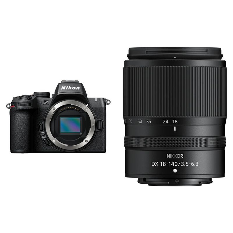 NIKON - Nikon Z50 II Sin Espejo Cámara Kit Con 18-140mm f/3.5-6.3 Lente -Negro
