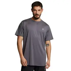 SPYDER - Polera Entrenamiento Hombre Sport Gris