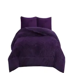 GENERICO - COBERTOR PELUDO INVIERNO KING- SUPER KING Violeta