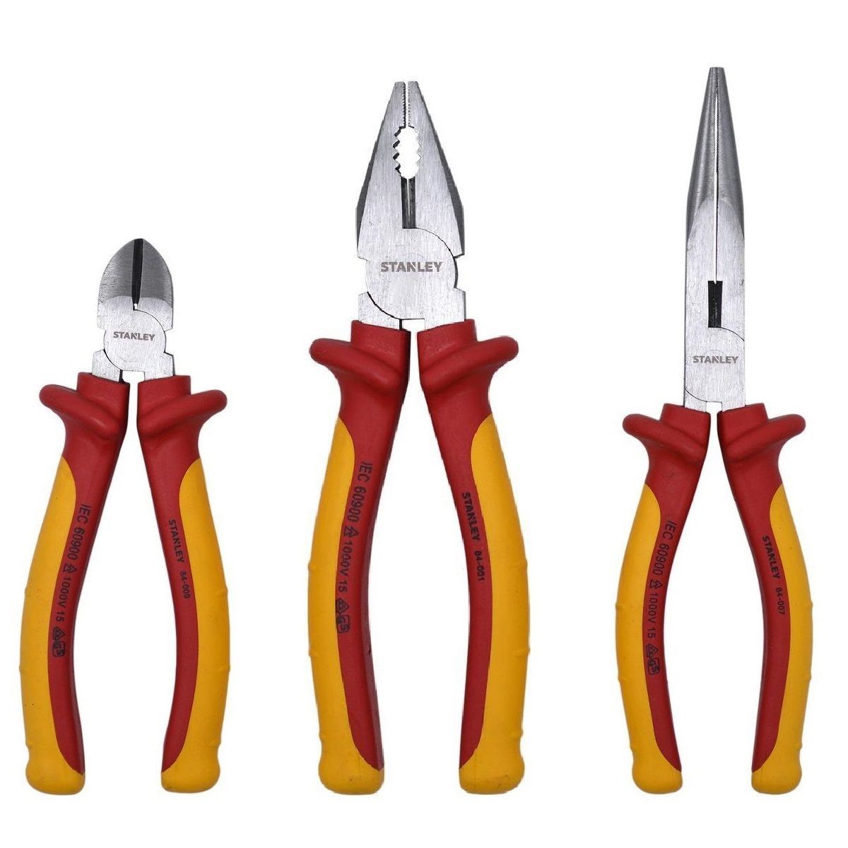 STANLEY - Juego de Alicates 1000V stanley 3 PZS 84-011