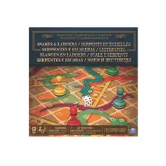SPINMASTER - Juego De Mesa Juego Serpientes Y Escaleras